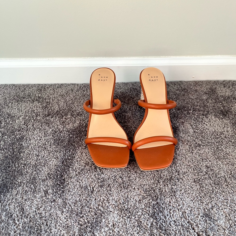 Cass Square Toe Heel from A New Day (Target)